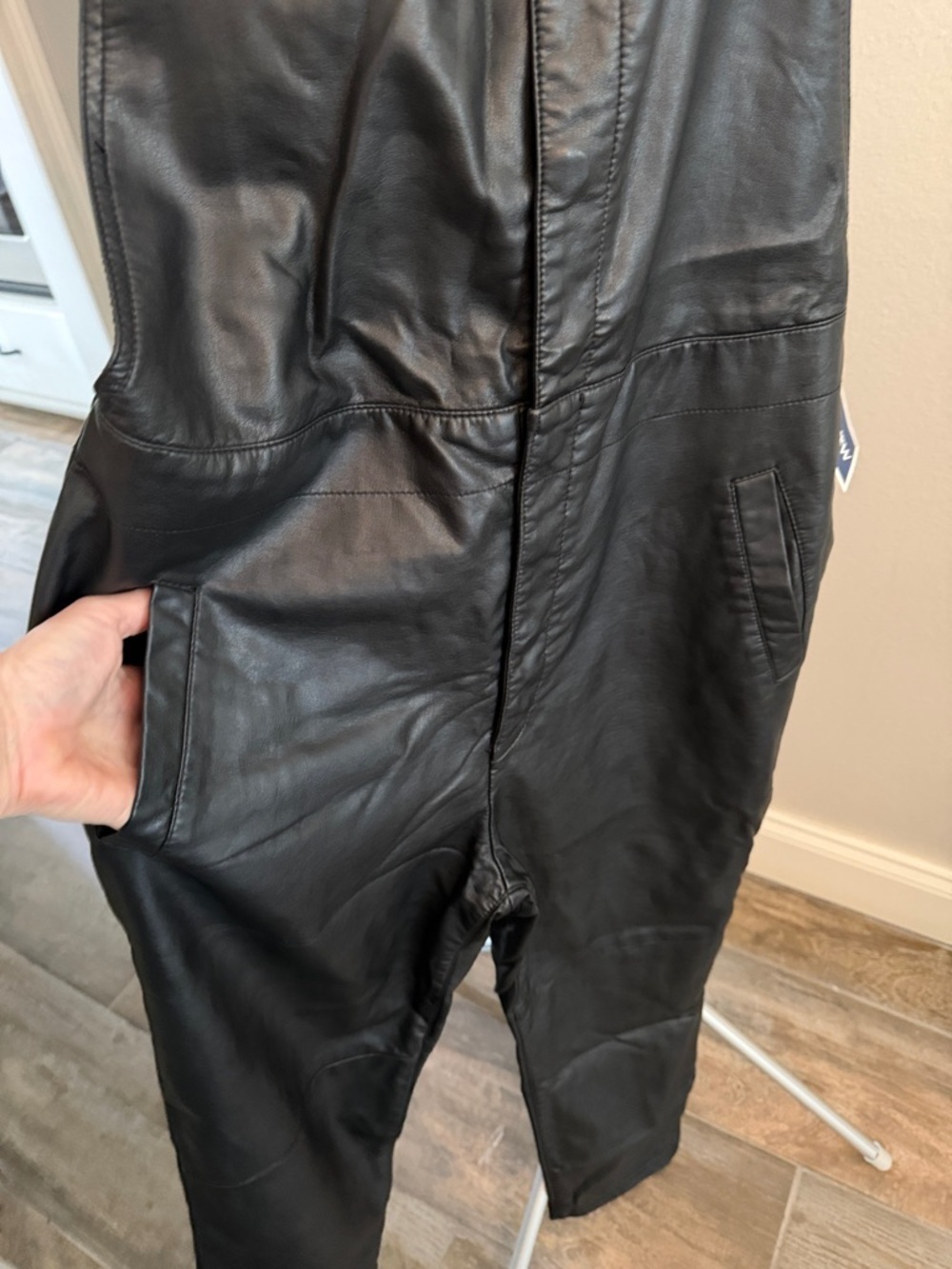 Free People Black leather Overalls - Picture 11 of 11